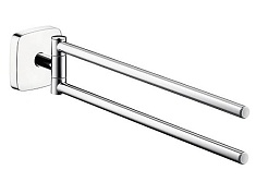 Hansgrohe Полотенцедержатель PuraVida двойной – фотография-1