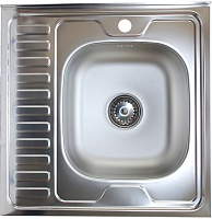КромРус Мойка кухонная S-409, 1.5" правая