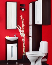 Бриклаер Мебель для ванной Бали 40 R венге – фотография-1