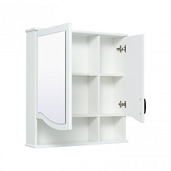 Runo Зеркало-шкаф для ванной Марсель 70 – фотография-6