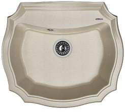 Florentina Мойка гранитная Эмилия 640 грей – фотография-1