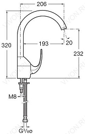 Roca Смеситель "M2 5A8468C00" – фотография-3
