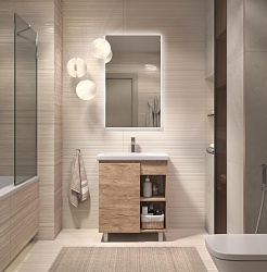 Vigo Мебель для ванной Milos 700-1-0 дуб золотой – фотография-2