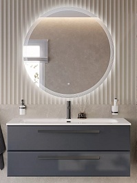 BelBagno Мебель для ванной Eco Cer-N 120 CZR-8073-120 grafito ручки чёрные – фотография-1