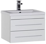 Aquanet Тумба с раковиной Верона 58 подвесная белая