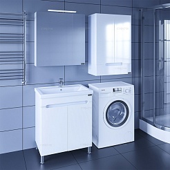 СанТа Мебель для ванной Лондон 70 напольная, с дверками – фотография-3