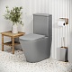 Grossman Унитаз компакт Color GR-4480GLMS светло-серый матовый – картинка-17