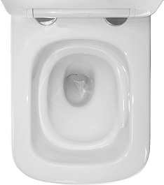 Azario Унитаз подвесной Cascad M AZ-10002 безободковый белый – фотография-13