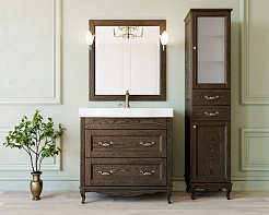 ValenHouse Тумба с раковиной Лиора 90 кальяри, фурнитура хром – фотография-4