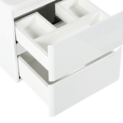 BelBagno Тумба с раковиной Albano-Cer 50 подвесная Bianco Lucido – фотография-7