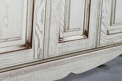 ASB-Woodline Мебель для ванной Верона 85 бежевая патина, массив ясеня – фотография-14