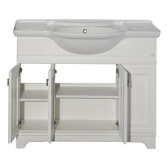 Misty Мебель для ванной Лувр 105 белая – фотография-6