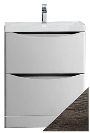 BelBagno Тумба с раковиной ANCONA-N 600 Rovere Moro – фотография-1