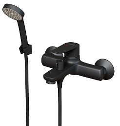 Mixline Смеситель для ванны 35k ML14-01BL чёрный – фотография-1