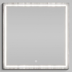 Водолей Зеркало Лайт 80 лиственница структурная контрастно-серая – фотография-1