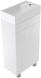 Mixline Тумба с раковиной Мини 40 R белая – фотография-2