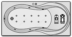 Kolpa San  Комплект гидро-аэромассажа Kolpa San Vanessa Superior (массаж: боковой, аэромассаж) – фотография-1