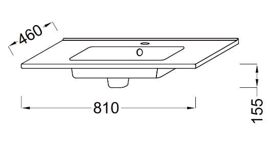 Jacob Delafon Тумба с раковиной "Ola 80" белый лак – фотография-4