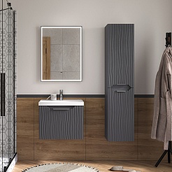 Equil Зеркало Mirage 60 серый муар – фотография-7