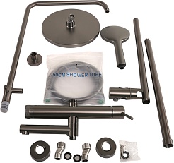 Cezares Душевая система RELAX-CVD-GM оружейная сталь – фотография-8