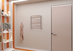 Lemark Полотенцесушитель водяной Status П7 500x600 хром – фотография-3