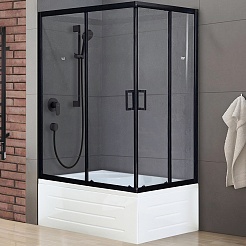 Royal Bath Душевой уголок RB 8120BP-T-BL 120х80х200 L – фотография-1