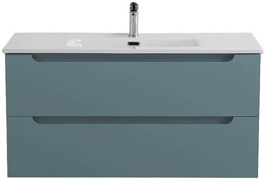 BelBagno Тумба с раковиной Etna 100 подвесная голубая матовая – фото-1