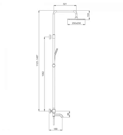 Gappo Смеситель для вынны G91 G2491-9 оружейная сталь – фотография-3