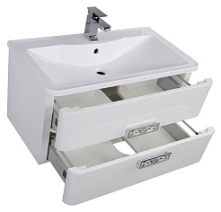 Aquanet Тумба с раковиной Паллада 90 белая – фотография-8