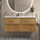 BelBagno Тумба с раковиной Etna 120 с 4 ящиками подвесная Rovere Nature – картинка-30