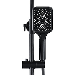 Azario Душевая стойка Arizona Square AZ-20BS черный – фотография-3