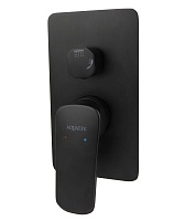 Aquatek Смеситель для душа и ванны Вега AQ1046MB матовый черный