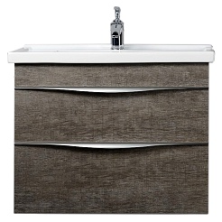 Aquanet Тумба с раковиной "Эвора 80" дуб антик – фотография-1