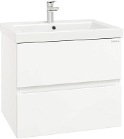 Onika Тумба под раковину Эвада 70 подвесная белая