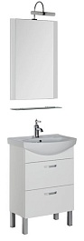 Aquanet Мебель для ванной "Алькона 60" белый (183487) – фотография-1