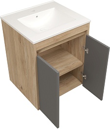 Teymi Фасад для тумбы Netta 50 Волна графит – фотография-4