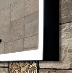 Teymi Зеркало Helmi Black Edition 100/80 LED сенсор на взмах T20306IR – фотография-6