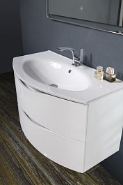 BelBagno Тумба с раковиной SMILE BB900TVC/BL Bianco Lucido – фотография-6