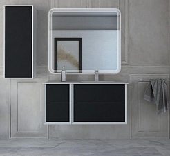 Cezares Тумба с раковиной Bellagio 106 R grafite раковина 50214 – фотография-2