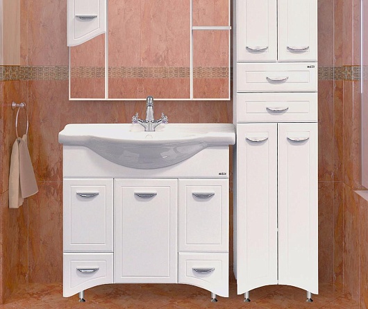 Misty Тумба для умывальника Дрея 85 с б/к – картинка-3