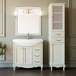 ValenHouse Комплект мебели Эллина 85 слоновая кость, фурнитура хром – фотография-8