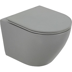 BelBagno Чаша унитаза подвесного Colorato BB062CHR-GR безободкового без сиденья – фотография-1