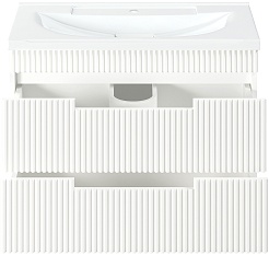 Brevita Тумба с раковиной Ariana 80 белая – фотография-4