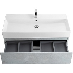 BelBagno Тумба с раковиной Molveno-46 80 подвесная beton – фотография-8