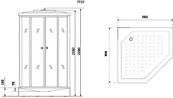 Niagara Душевая кабина NG-7717WD  – фотография-6