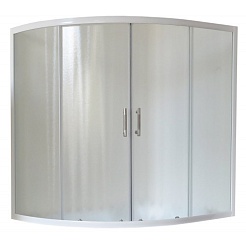 Royal Bath Шторка на ванну RB 160ALP-T стекло прозрачное – фотография-1