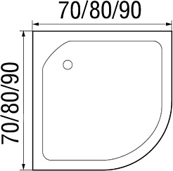 Wemor Душевой поддон 70/24 C – фотография-5