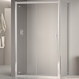RGW Душевой уголок Passage PA-76 (PA-016 + Z-050-2) 140x120 профиль хром стекло прозрачное