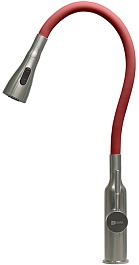 Lemark Смеситель для кухни Expert LM5082S-Red красный/сталь – фотография-3