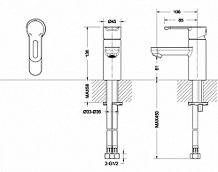Promo Смеситель для раковины Stream-D F137163C – фотография-3